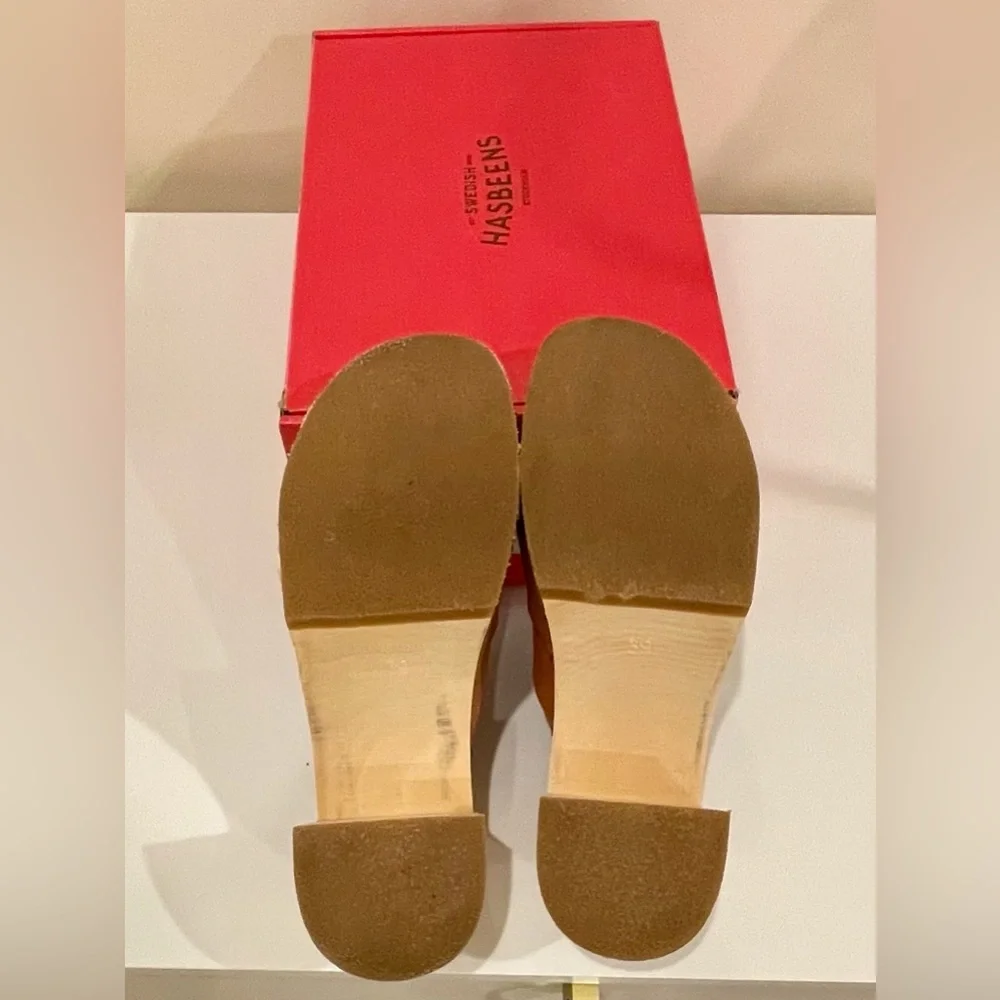 Swedish Hasbeens, Clog Preppy Slip in, Nature, 39 - Picture 5 of 6